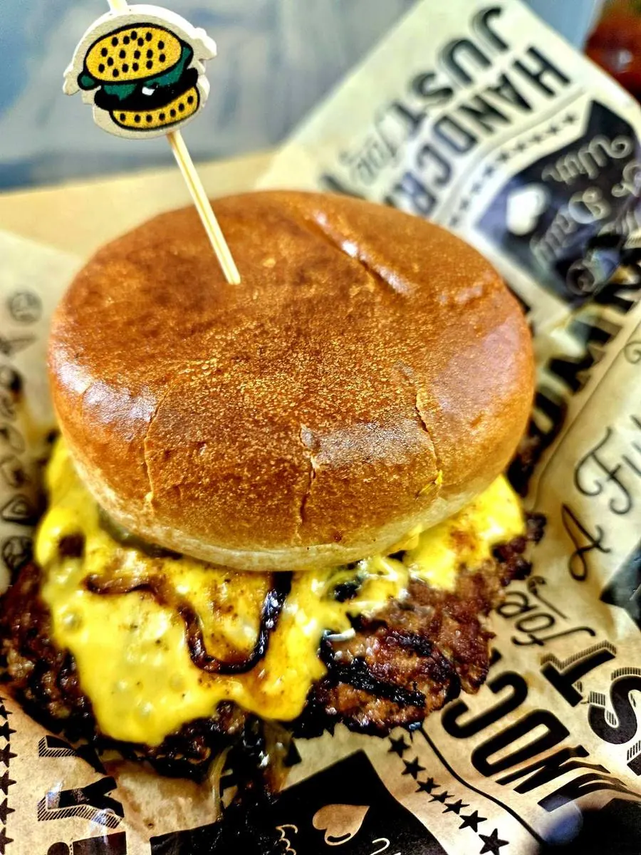 Okie Burger Oklahoma onion burger fresh smash patty